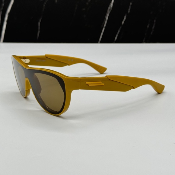 NEW BV1234S 003 BOTTEGA VENETA YELLOW BROW UNISEX SUNGLASSES main image 5